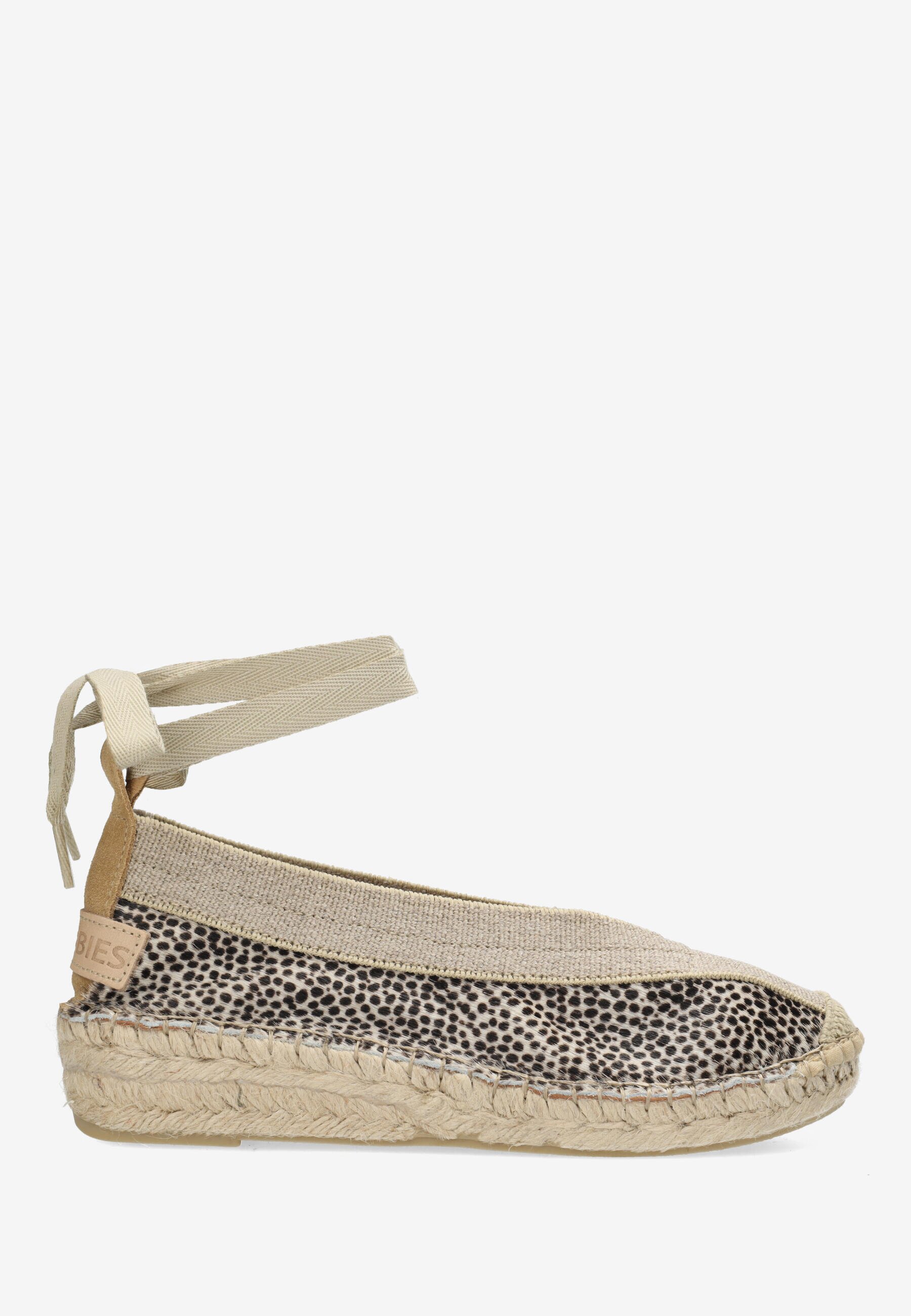 Shabbies Amsterdam Espadrille Palma Kimono Puntos Beige