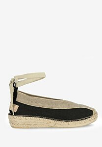 Espadrille Palma Kimono Canvas Zwart