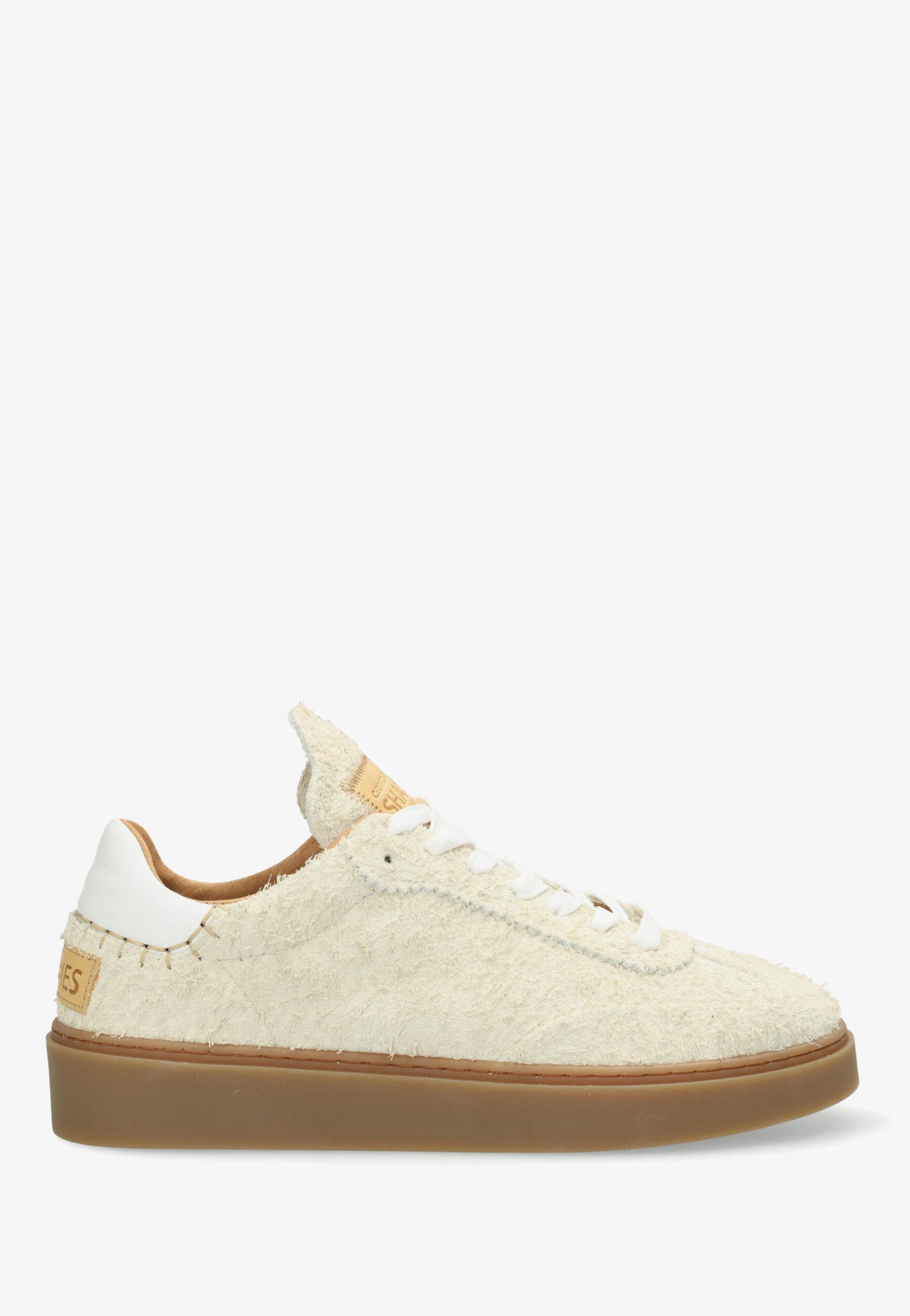 Shabbies Amsterdam Sneaker Bossa Oxford Hairy Suede Beige